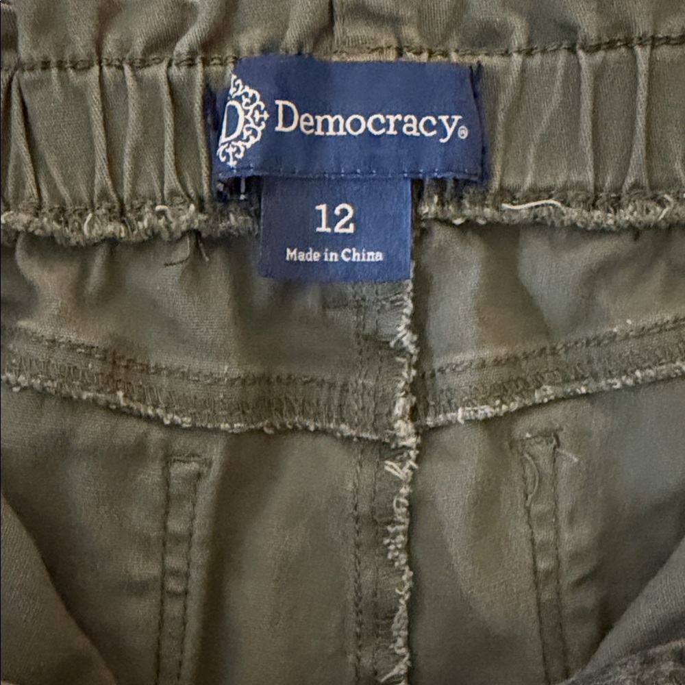 Democracy Sage Green Trousers size 12 NWOT